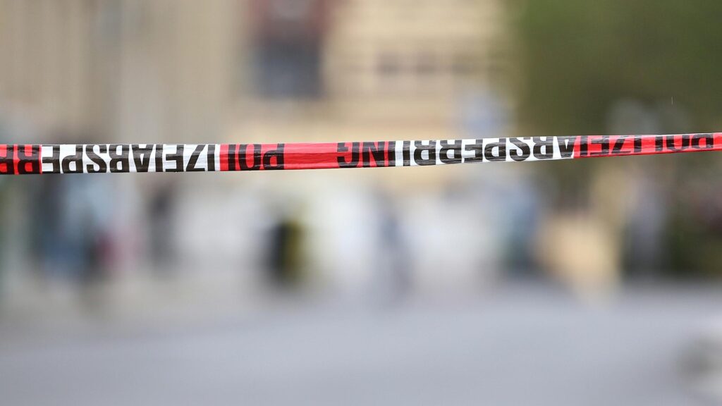 Polizeiabsperrung (Archiv)