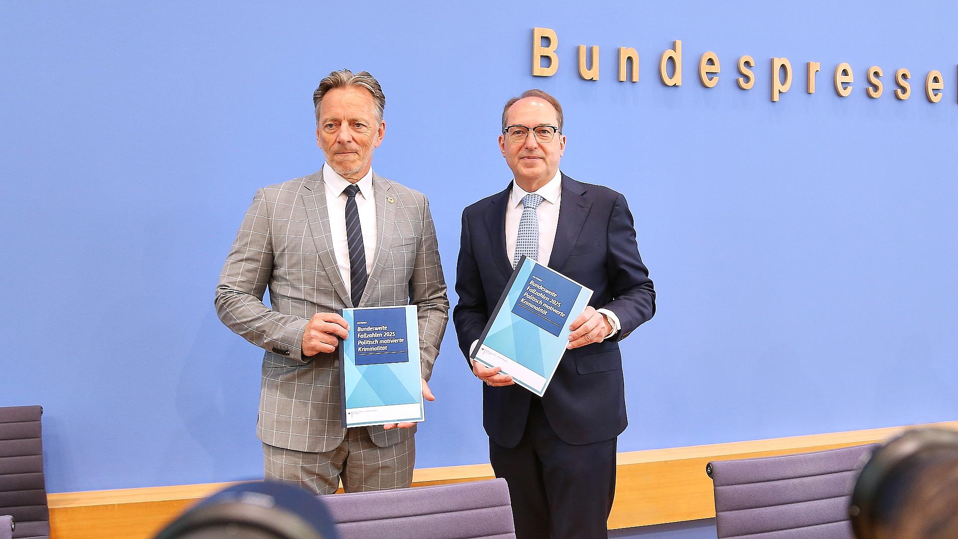 Dobrindt wertet Maßnahmen gegen Reichsbürger als Erfolg 1 Vorstellung Statistik politisch motivierte Kriminalität (PKM) am 09.06.2026