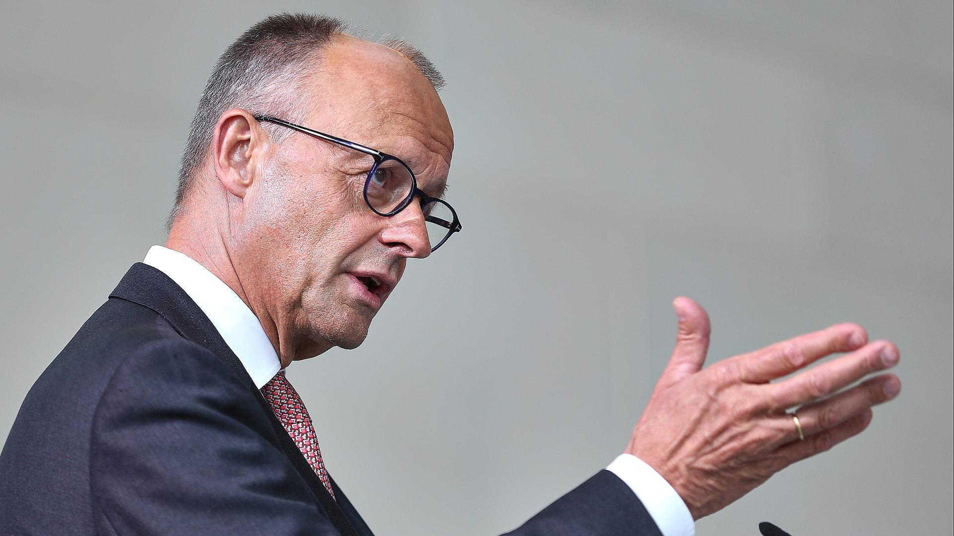 KI-Anteil in Merz-Reden unklar 1 Friedrich Merz am 09.06.2026