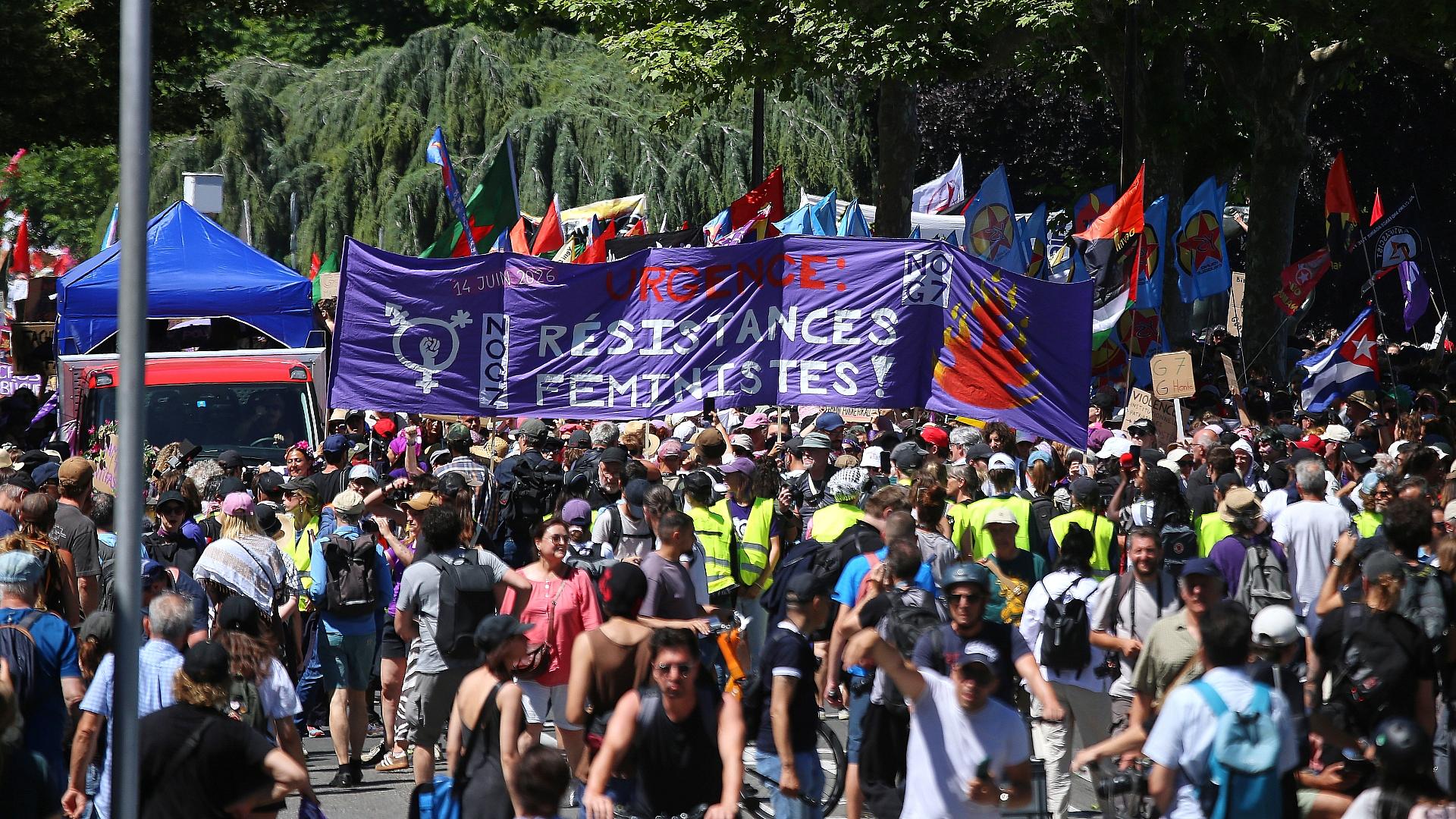 Anti-G7-Protest am 14.06.2026