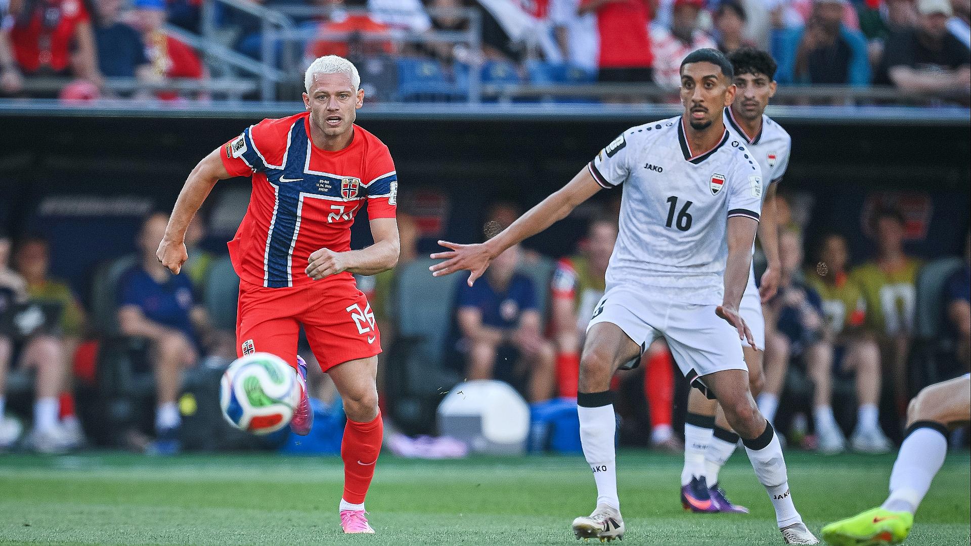 Fußball-WM: Norwegen gewinnt gegen den Irak 1 WM-Spiel Irak-Norwegen am 16.06.2026