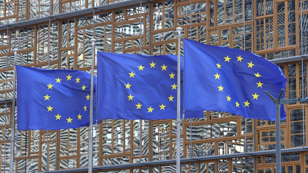 EU-Fahnen am 19.06.2026