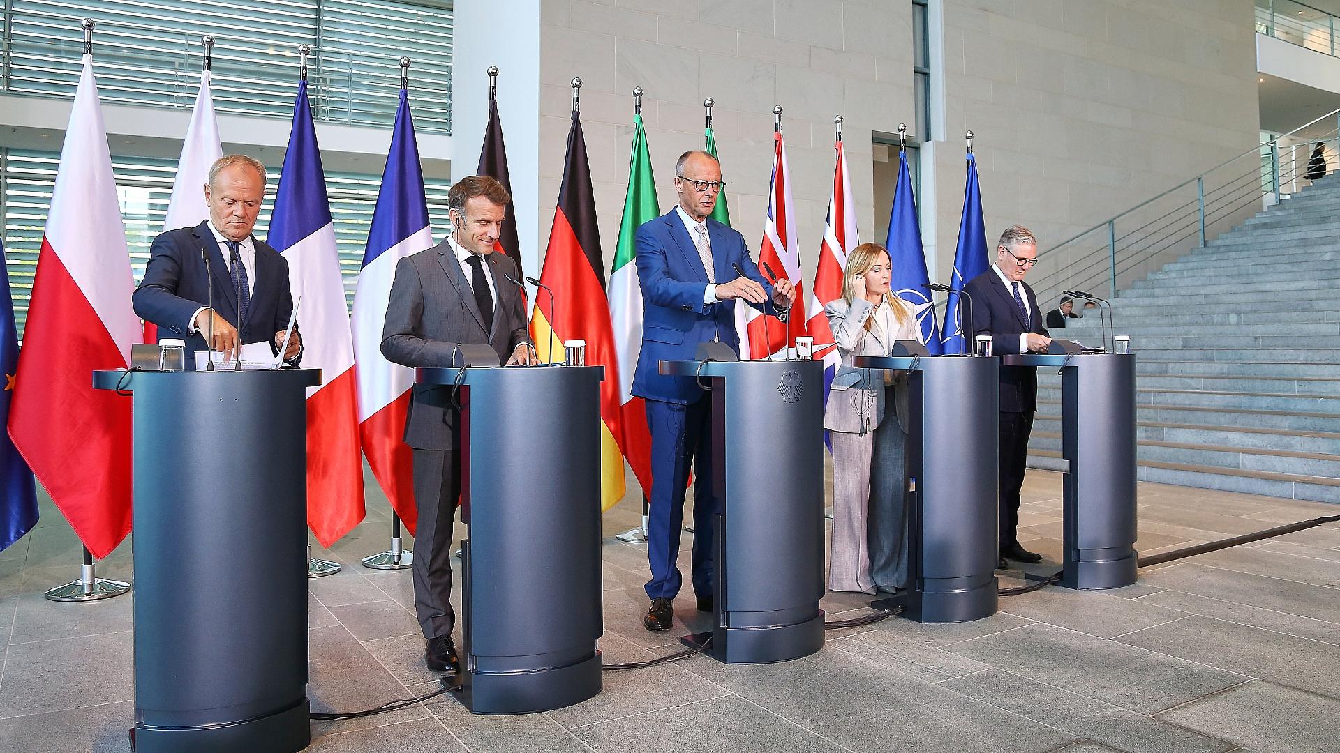 E5-Staaten demonstrieren Geschlossenheit vor Nato-Gipfel 1 E5-Treffen am 24.06.2026