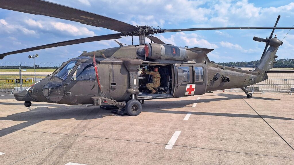 Auf der letzten ILA ausgestellter US-Kampfhubschrauber (Archiv)