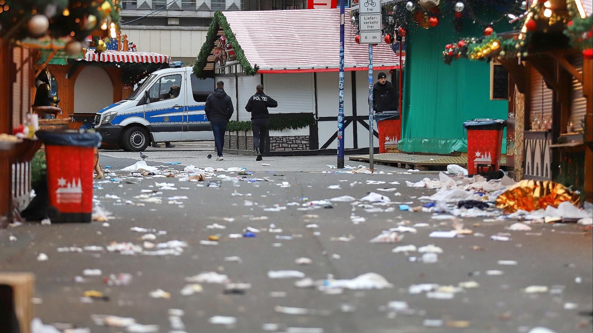 Tatort nach Anschlag auf Magdeburger Weihnachtsmarkt (Archiv)