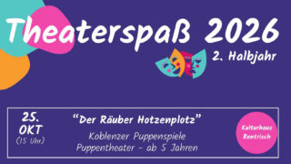 Puppentheater, Märchen und Musik: St. Ingbert startet Theaterspaß-Herbst 2026