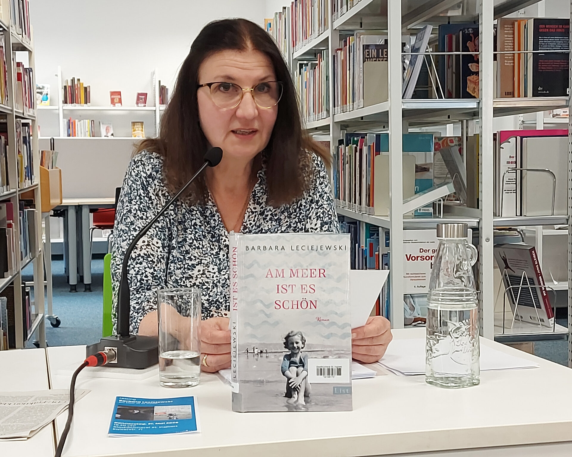 Aktuelles aus St. Ingbert | Bild: Stadt St. Ingbert Barbara Lesciejewski zu Gast in der St. Ingberter Stadtbücherei