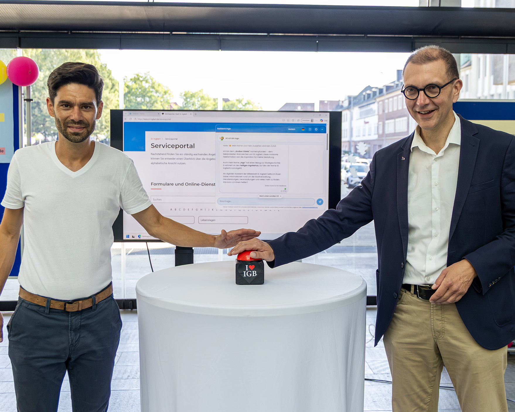 Aktuelles aus St. Ingbert | Bild: Stadt St. Ingbert Neue digitale Unterstützung für Bürgerinnen und Bürger: KI-Chatbot INGO berät auf der Website der Stadt St. Ingbert
