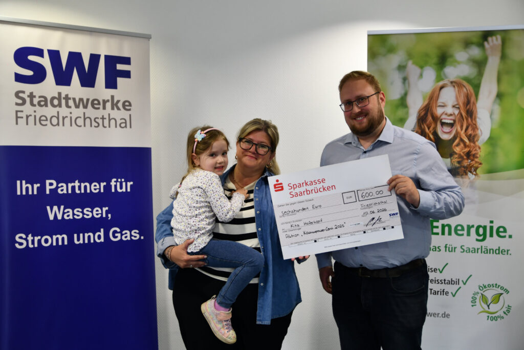 Stadtwerke Friedrichsthal stärken zehn Friedrichsthaler Einrichtungen mit 6.000 Euro 6 KiTa Hoferkopf