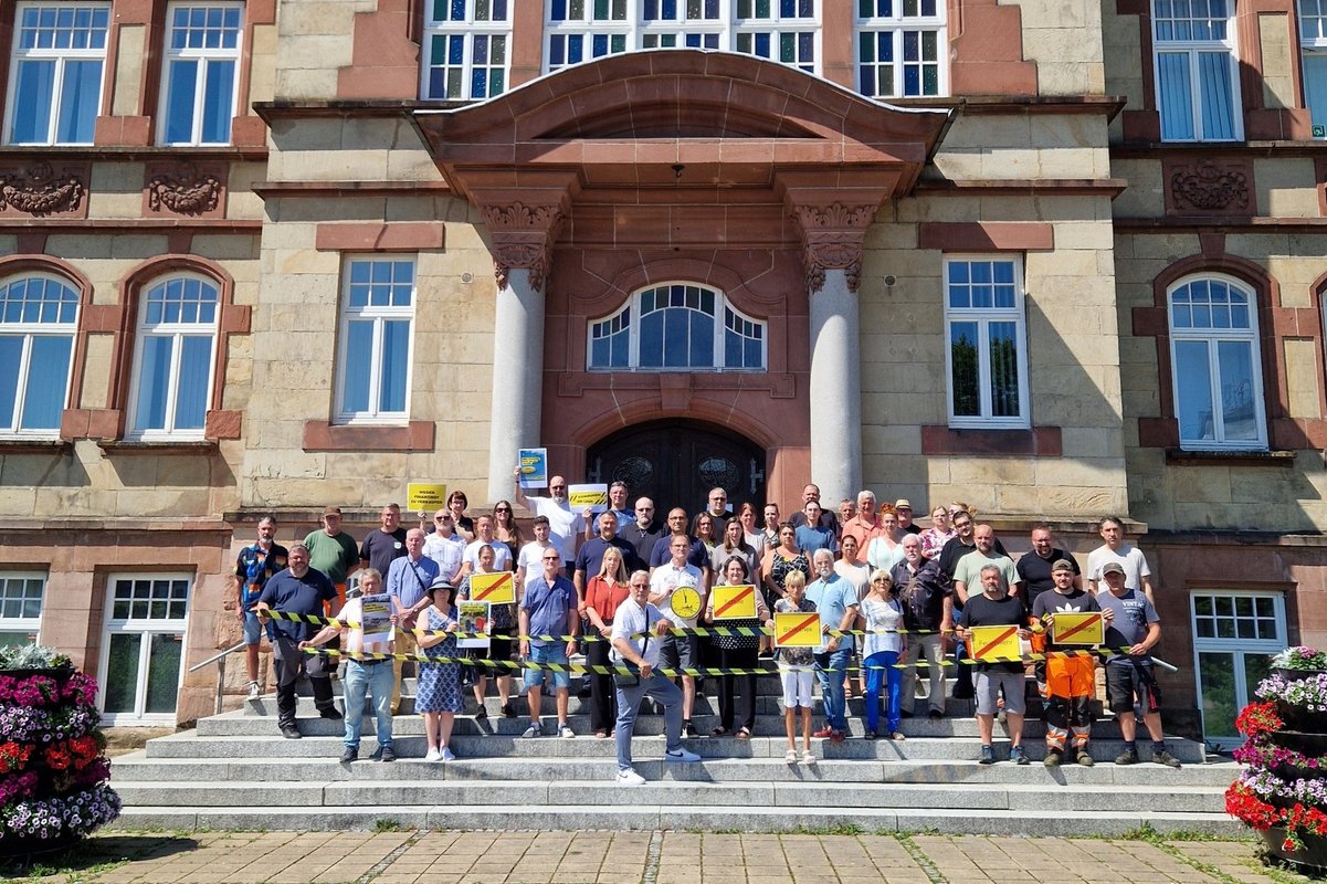 Friedrichsthal beteiligte sich an Aktionstag „Kommunen am Limit"