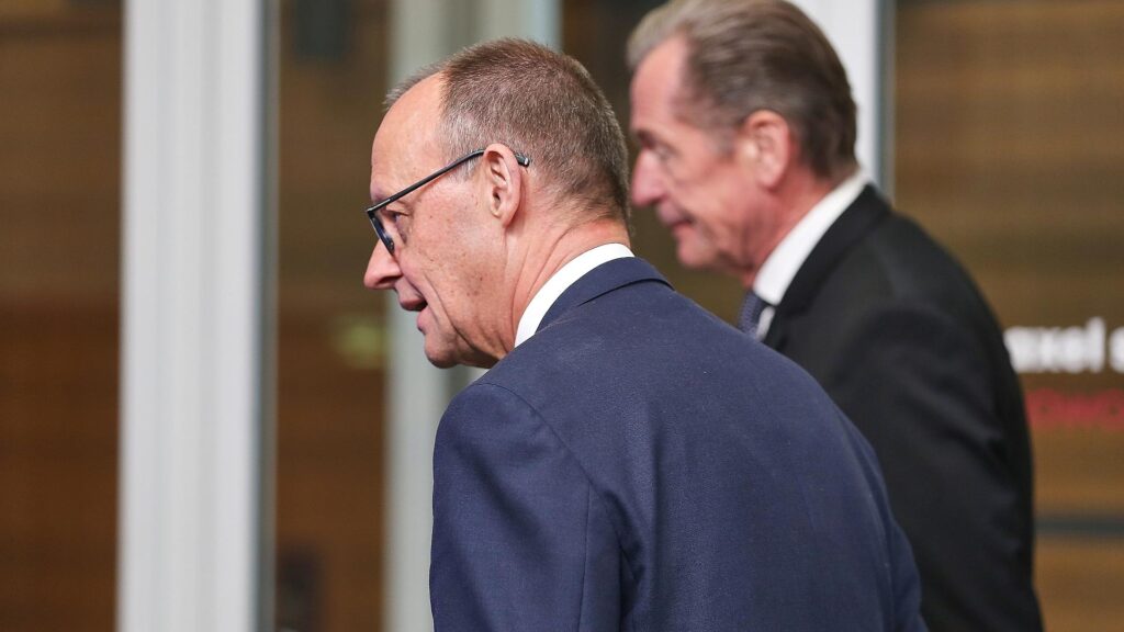 Bundesregierung bestätigt Treffen zwischen Merz und Döpfner 10 Friedrich Merz und Mathias Döpfner (Archiv)