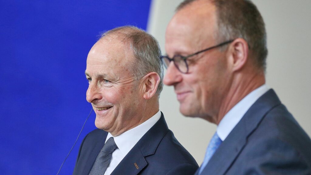 Micheál Martin und Friedrich Merz (Archiv)