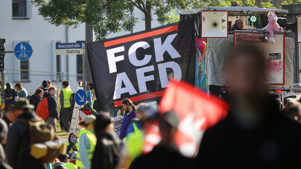 Massive Proteste gegen AfD-Parteitag in Erfurt 4 Demo vor AfD-Parteitag am 04.07.2026