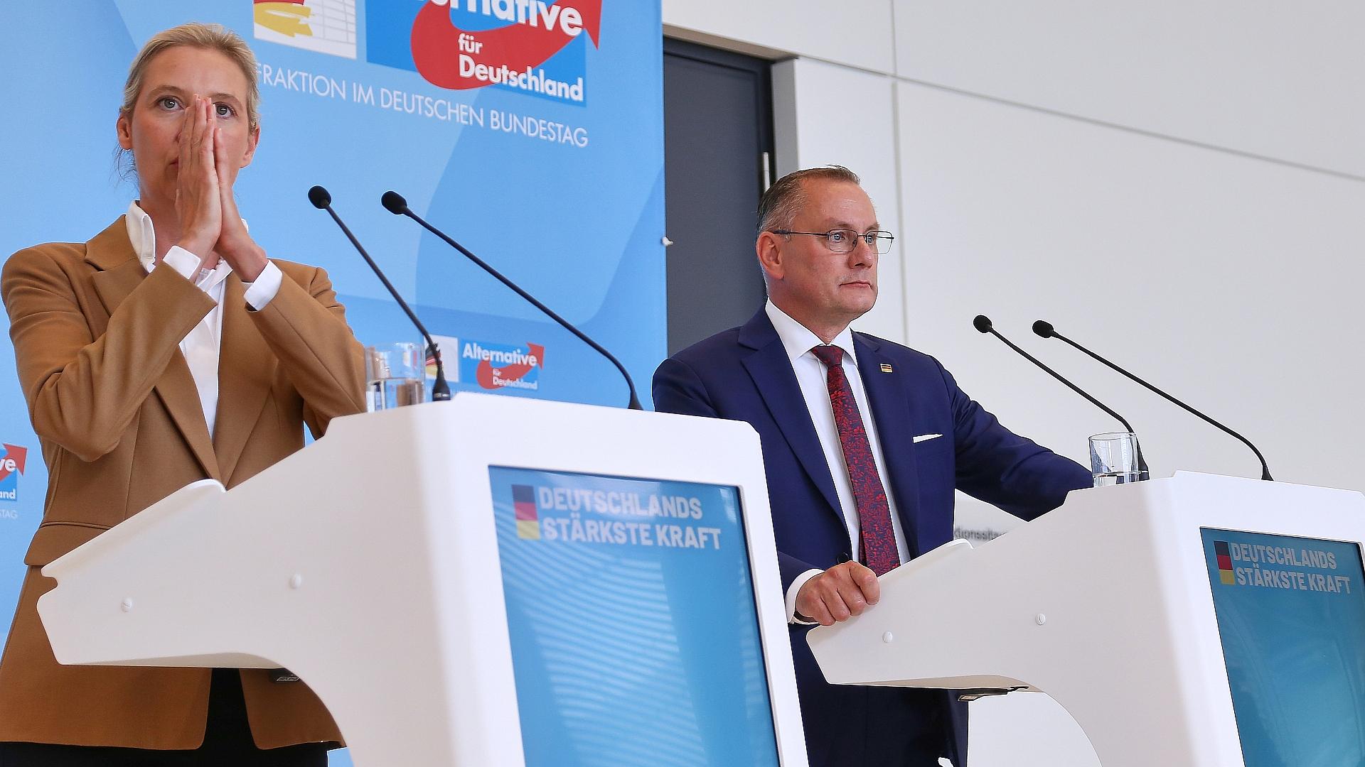 Alice Weidel und Tino Chrupalla (Archiv)