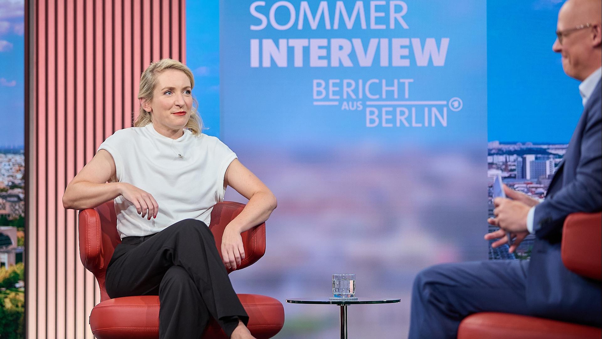 Ines Schwerdtner und Matthias Deiß am 12.07.2026