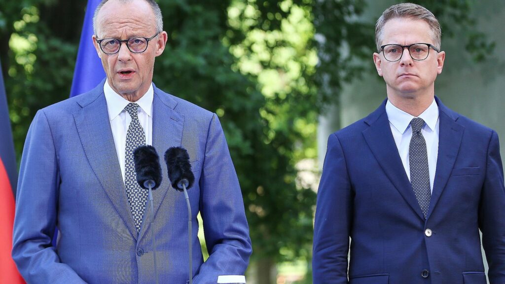 Merz und Linnemann am 24.07.2026