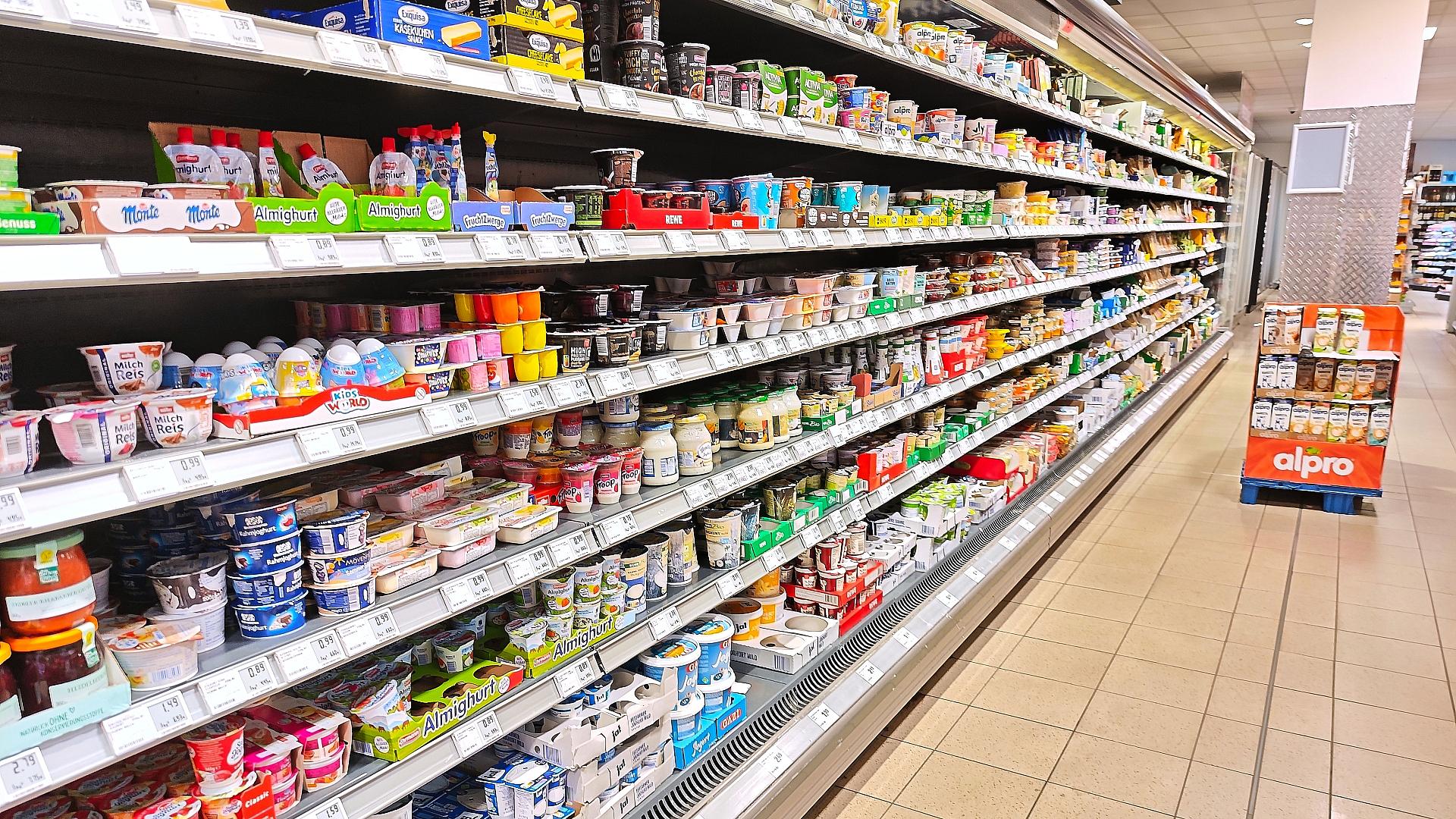 Inflation zieht im Juli kräftig an 1 Supermarkt (Archiv)