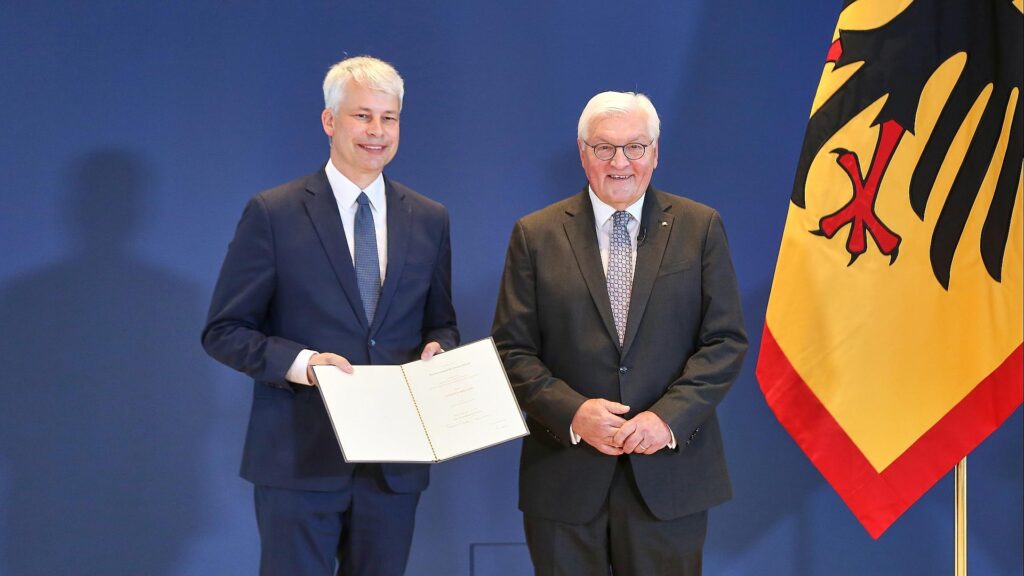 Steffen Bilger und Frank-Walter Steinmeier am 29.07.2026