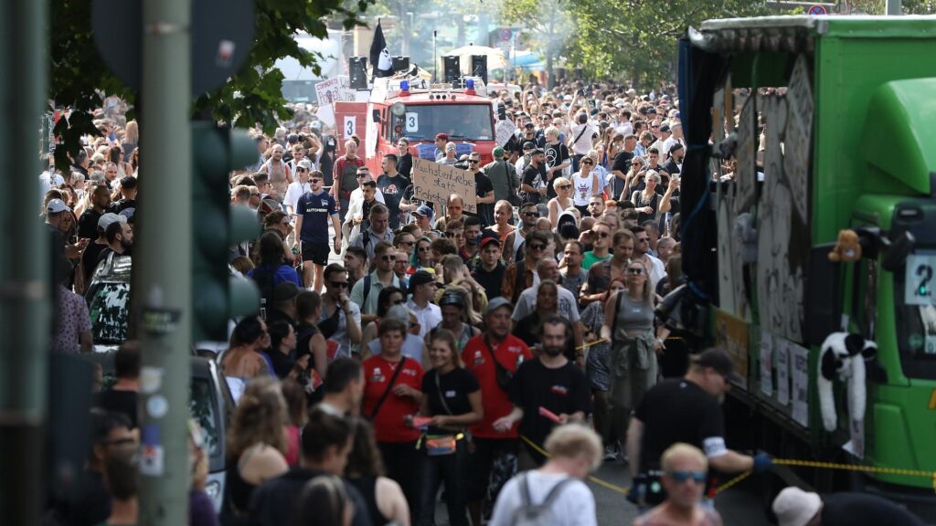 Techno-Parade `Zug der Liebe` im Jahr 2023 (Archiv)
