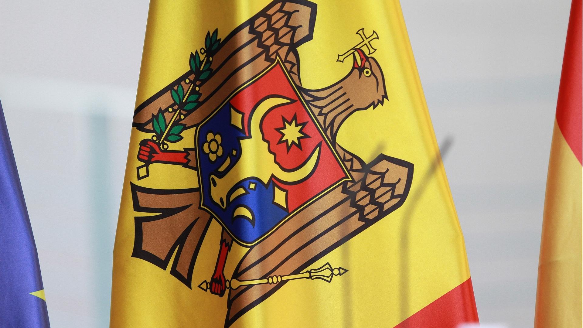 Moldawiens Regierungschef Munteanu tritt zurück 1 Flagge von Moldawien (Archiv)
