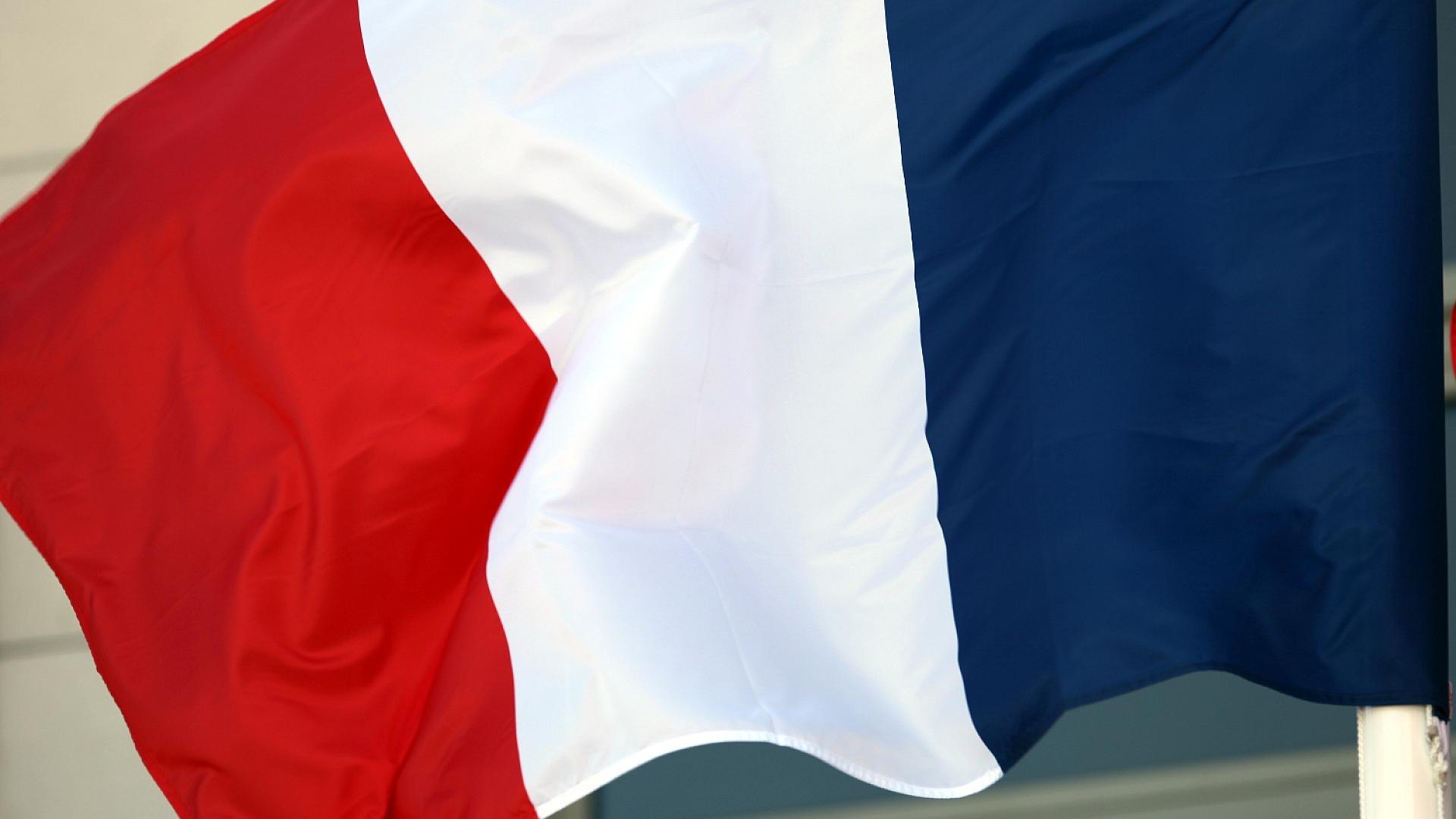 Fahne von Frankreich (Archiv)