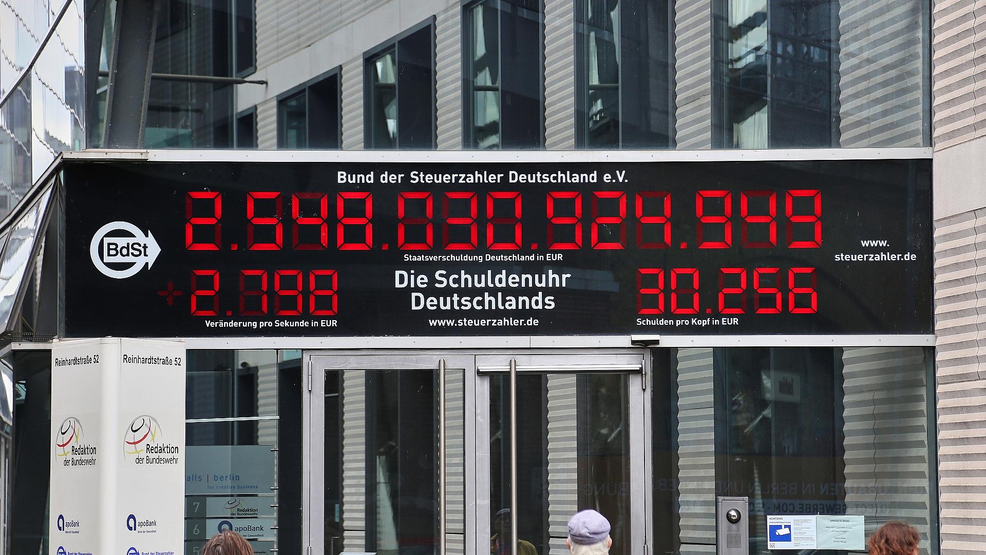 Schuldenuhr (Archiv)