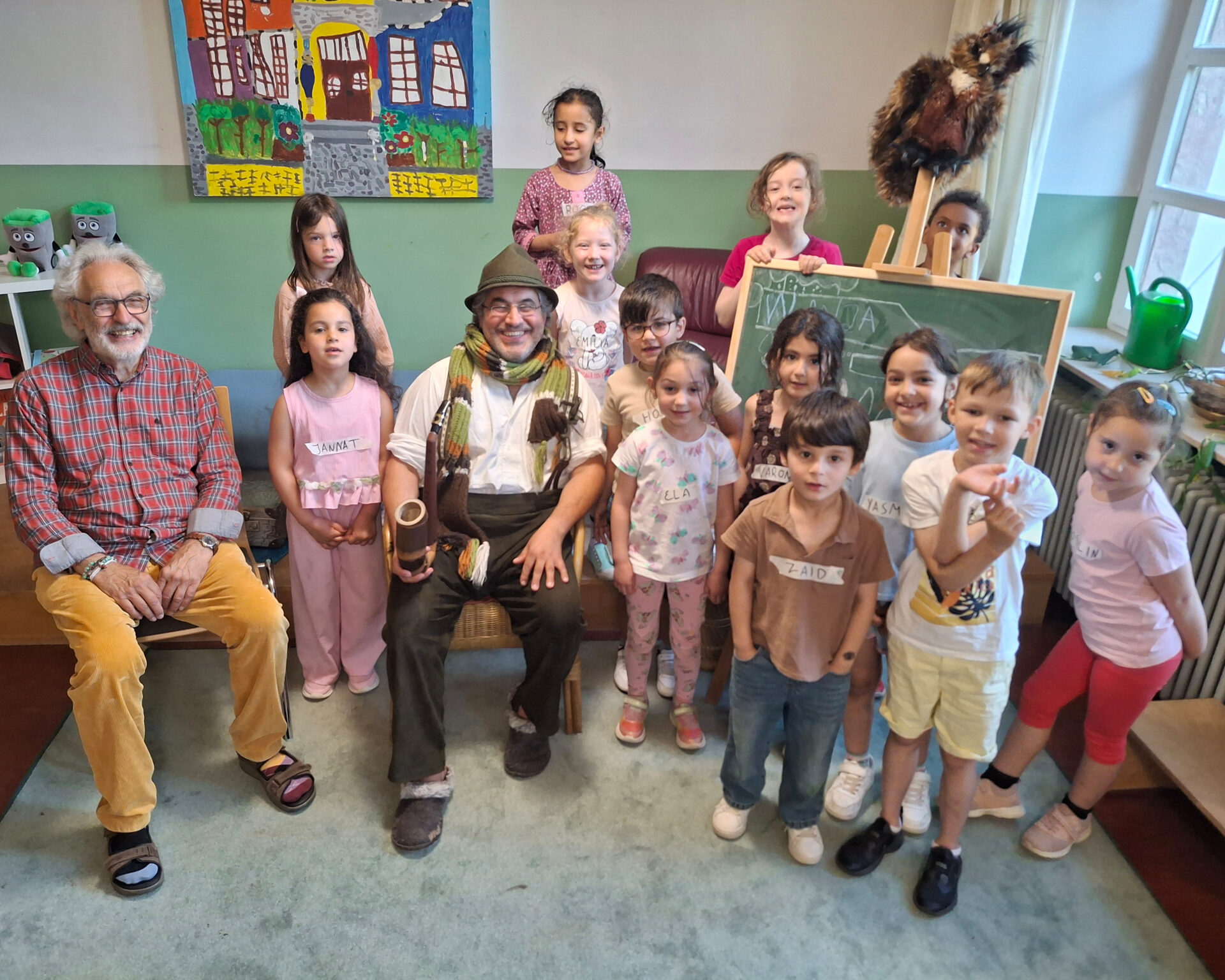 Theater Überzwerg bringt Vorschulkindern Wanja in die Kita 1 Aktuelles aus St. Ingbert | Bild: Stadt St. Ingbert Theater Überzwerg besucht die Kita Luitpoldschule
