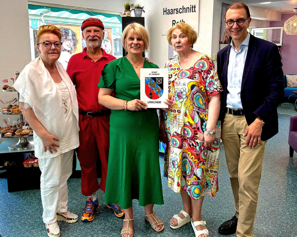 Aktuelles aus St. Ingbert | Bild: Stadt St. Ingbert Haarschnitt Roth blickt auf 70 Jahre Familientradition zurück