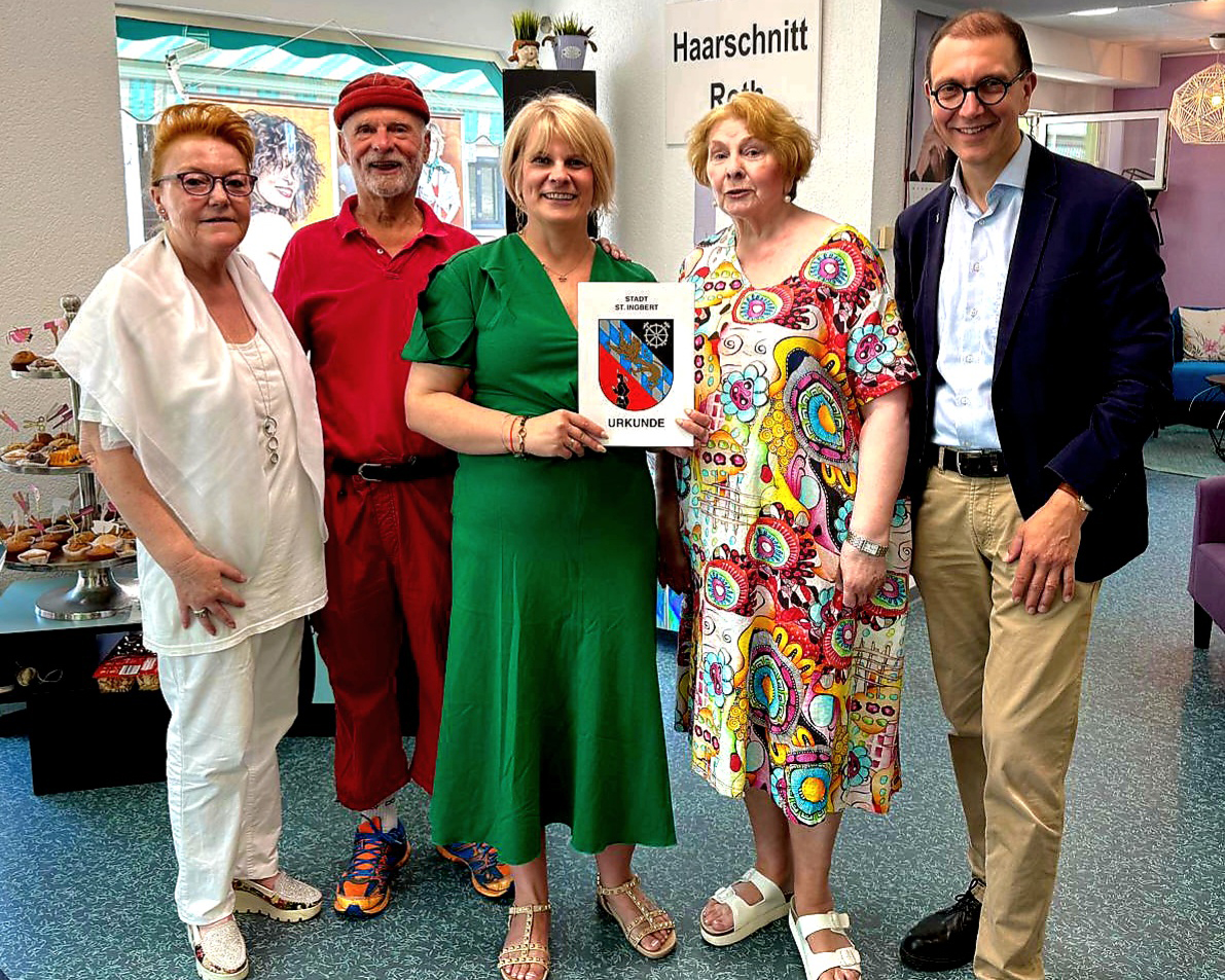 Friseursalon Roth in St. Ingbert feiert 70-jähriges Bestehen 1 Aktuelles aus St. Ingbert | Bild: Stadt St. Ingbert Haarschnitt Roth blickt auf 70 Jahre Familientradition zurück