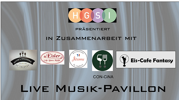 Fri3nds in Music spielen am 19. Juli im Musik-Pavillon St. Ingbert 1 Aktuelles aus St. Ingbert | Bild: Stadt St. Ingbert Musik-Pavillon in der Fußgängerzone mit der Band Fri3nds in Music
