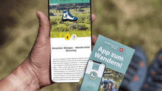 Digitale Wandernadel für den Bliessteig: App ergänzt gedruckten Stempelpass