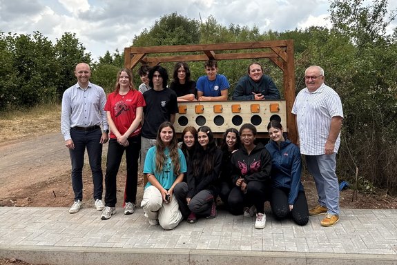 Internationales Workcamp in Schiffweiler beendet 3 Aktuelles vom Landkreis Neunkirchen | Bild: Landkreis Neunkirchen image-7397