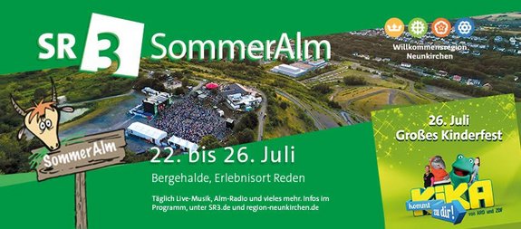 SR 3-SommerAlm 2026: Live-Musik und Kinderfest auf der Bergehalde in Reden 1 Aktuelles vom Landkreis Neunkirchen | Bild: Landkreis Neunkirchen image-7351