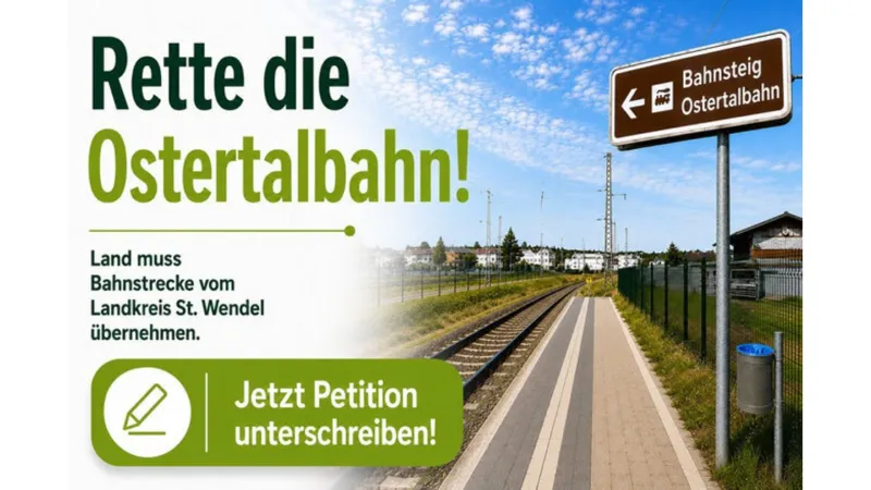 Ottweiler unterstützt Petition für Erhalt der Ostertalbahn