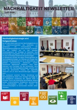 Stadt Ottweiler veröffentlicht neue Ausgabe des Nachhaltigkeitsnewsletters 1 Aktuelles aus Ottweiler | Bild: Stadt Ottweiler Nachhaltigkeitsnewsletter der Stadt Ottweiler