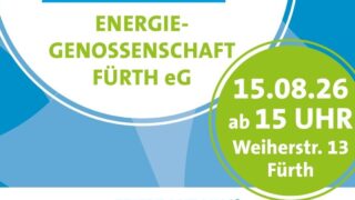 Energiegenossenschaft Fürth lädt zum Sommerfest ein