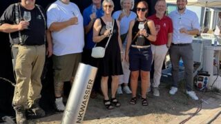 Erster öffentlicher Trinkwasserbrunnen in Illingen eingeweiht