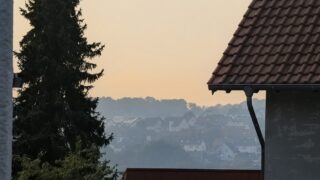 Rauch aus Belgien zieht über das Saarland