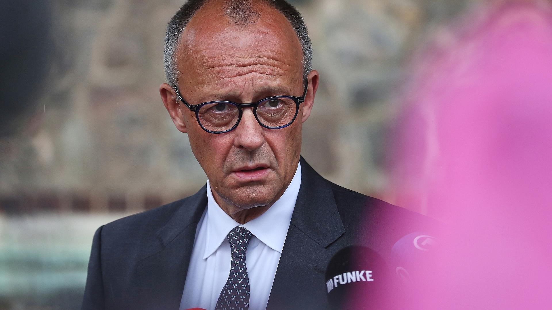 Merz wollte Waldbrandgebiet im Hürtgenwald schon früher besuchen 1 Friedrich Merz (Archiv)