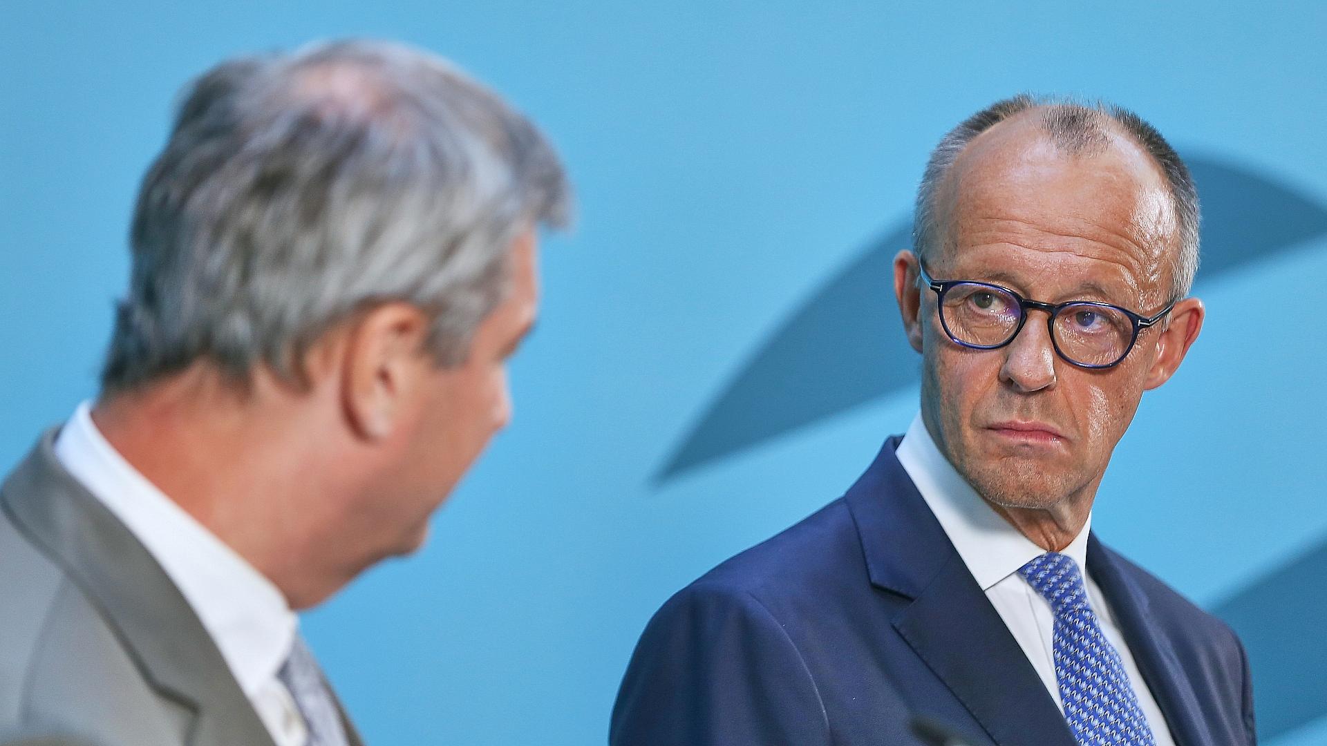 Markus Söder und Friedrich Merz (Archiv)