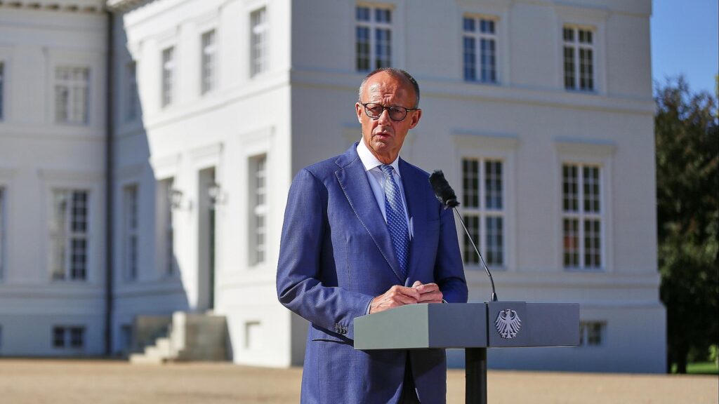 Merz sieht "handfeste Bedrohung" für Deutschland 10 Friedrich Merz am 25.08.2026