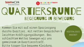 „Quartiersrunde – Begegnung in Bewegung“ startet wieder im August