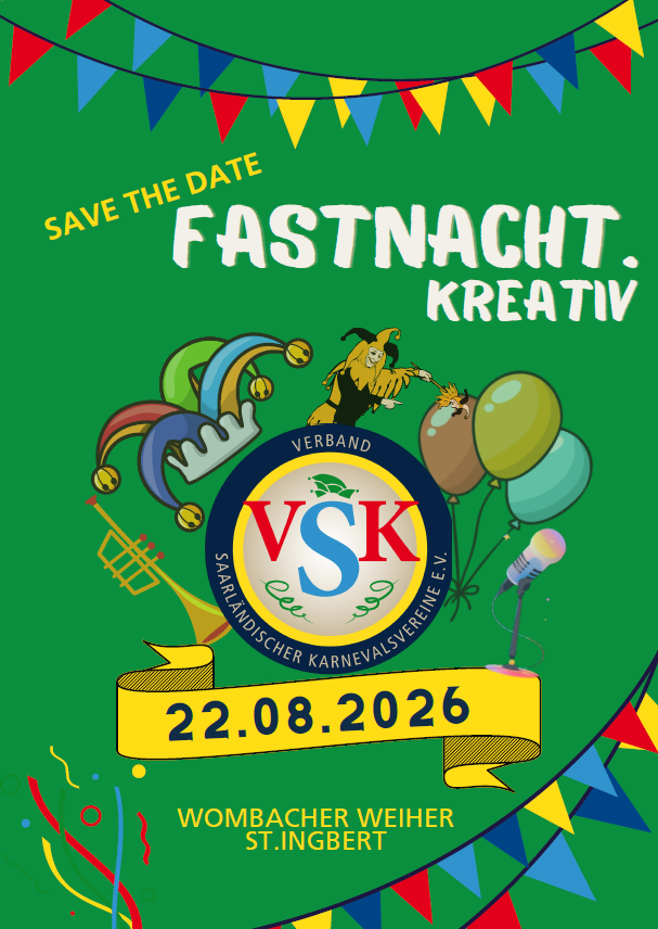VSK Saar veranstaltet „Fastnacht kreativ“ am Wombacher Weiher 1 Aktuelles aus St. Ingbert | Bild: Stadt St. Ingbert News & Nachrichten