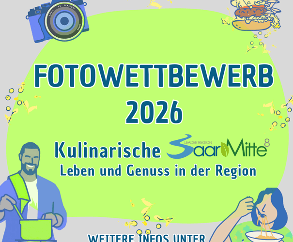 Aktuelles aus Eppelborn | Bild: Gemeinde Eppelborn LAG SaarMitte8 e.V. Fotowettbewerb 2026 auf der Zielgeraden!