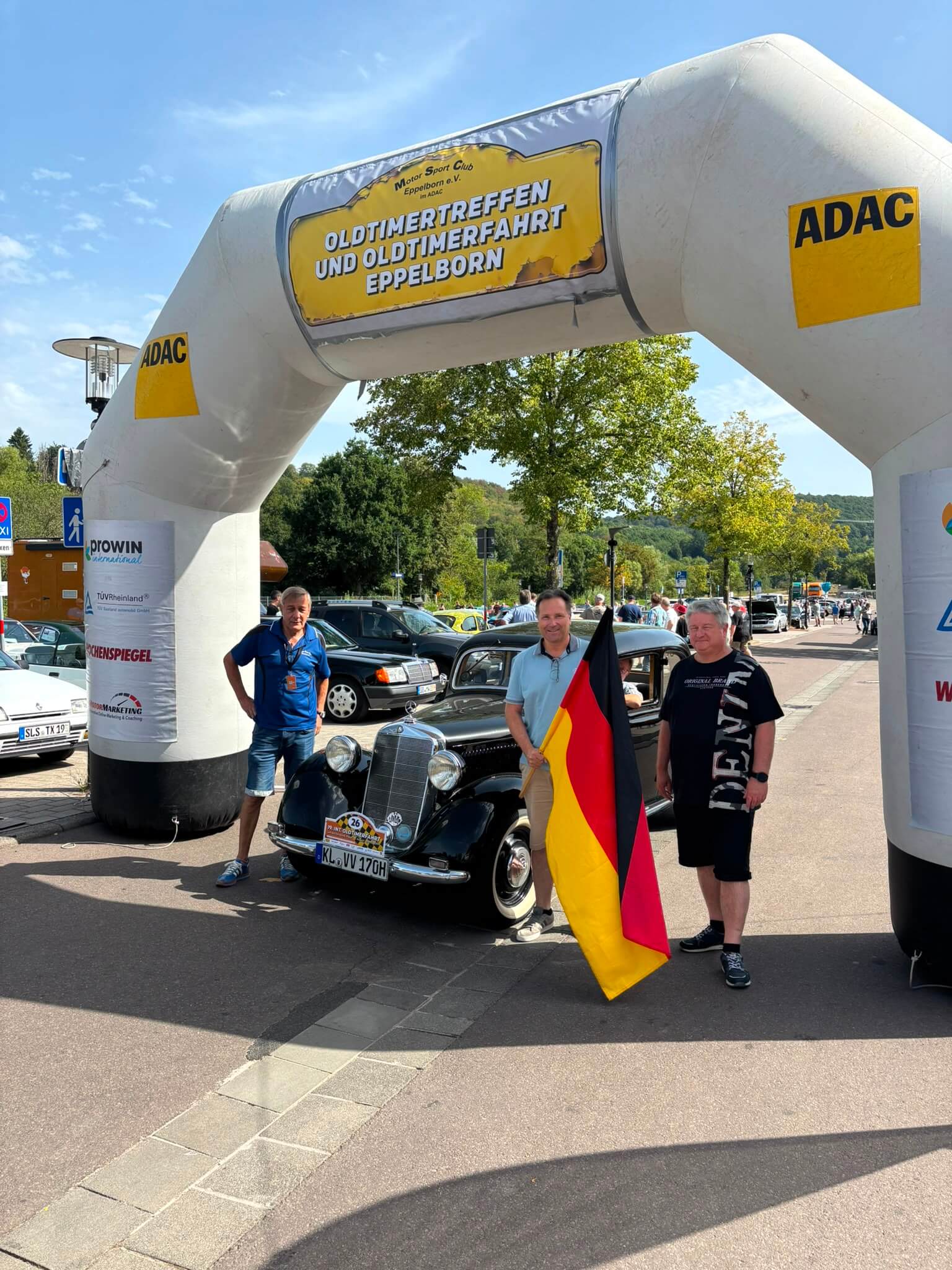 Oldtimer-Rallye des MSC Eppelborn führt durch das Saarland 1 Aktuelles aus Eppelborn | Bild: Gemeinde Eppelborn Oldtimer-Raritäten auf großer Tour durch das Saarland