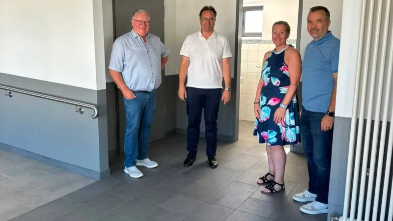 Wiesbach: Grundschule barrierefrei umgebaut, Hallenfoyer saniert