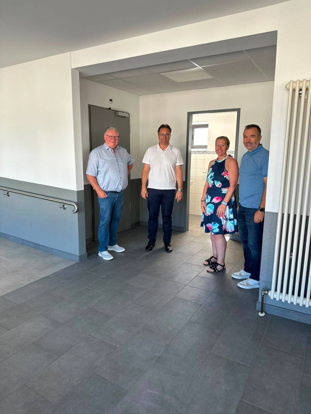 Wiesbach: Grundschule barrierefrei umgebaut, Hallenfoyer saniert 1 Aktuelles aus Eppelborn | Bild: Gemeinde Eppelborn Der Bürgermeister informiert – KW 34