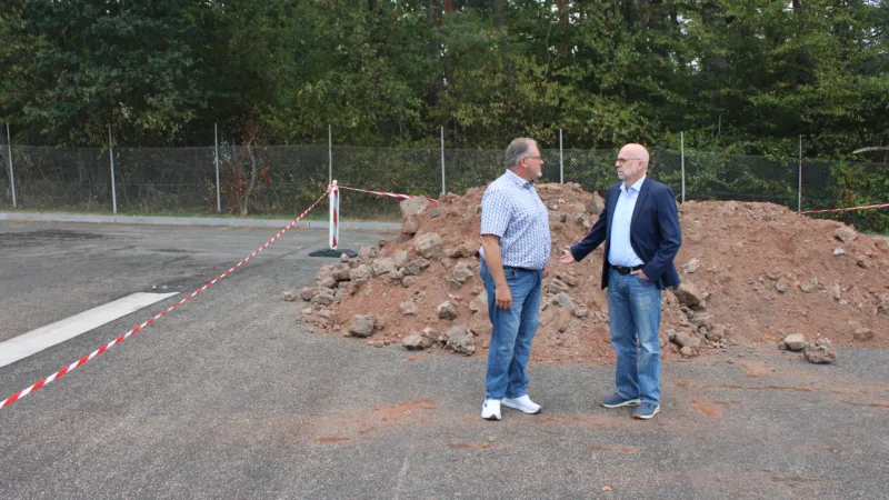 Stadtentwässerung Homburg nimmt neue Zwischenlagerfläche in Betrieb