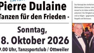 Rotary Club Ottweiler lädt zu Veranstaltung mit Tanzsport-Persönlichkeit Pierre Dulaine ein