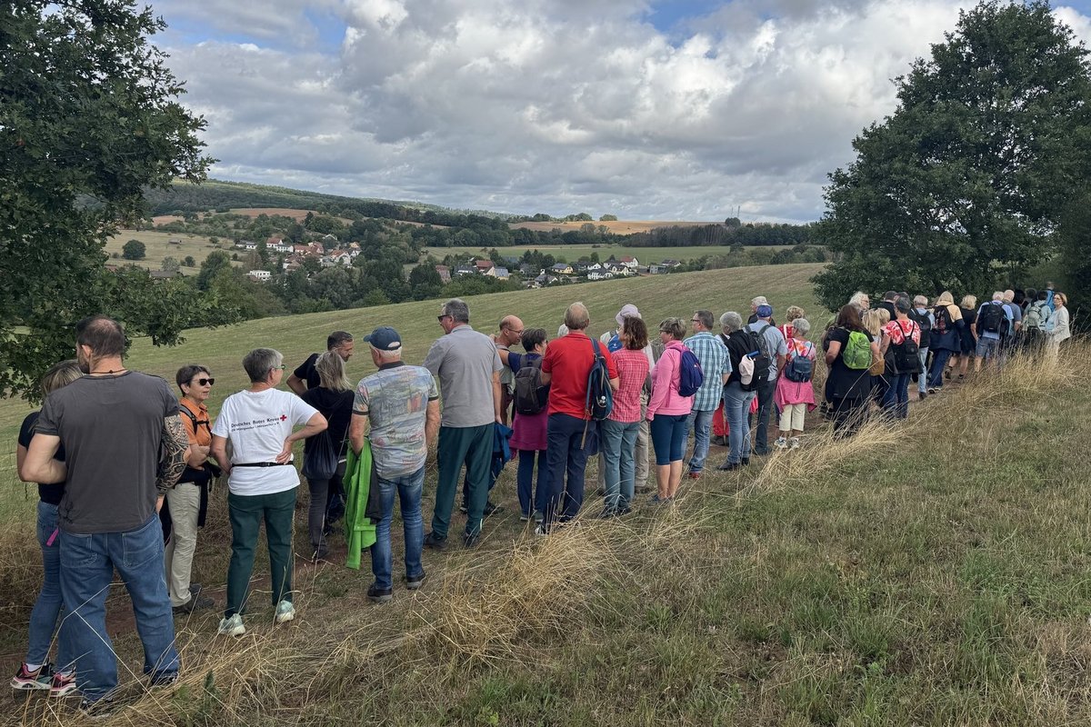 Aktuelles vom Landkreis Neunkirchen | Bild: Landkreis Neunkirchen Landratswanderung in Hirzweiler„Rund um deinen Fußabdruck“